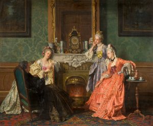 Afternoon tea, 1879 by Jean Carolus